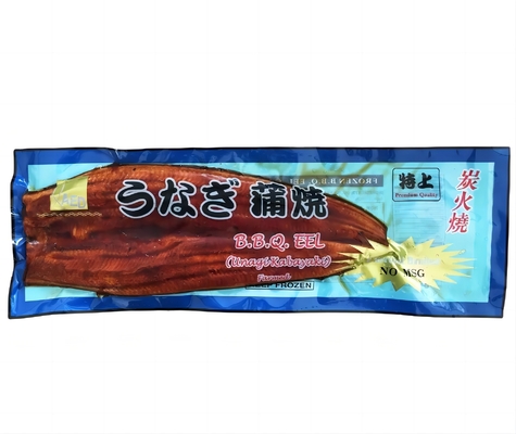 Суши Unagi замерли едой, который зажарили в духовке пакет вакуума угря для японских кухонь