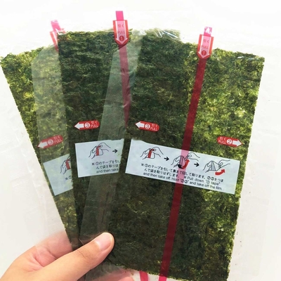 Зажаренные в духовке ровные листы морской водоросли 100 Yaki Nori пакуют