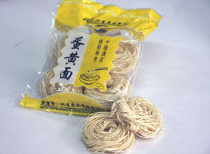 Овальное сало лапш яйца Udon округлой формы 400g низко-