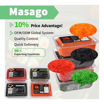 500g приправило апельсин Masago косуль мойвы для японских кухонь