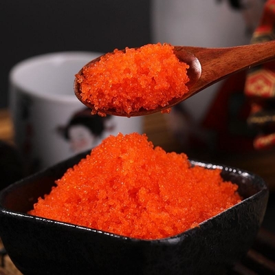 Мойва косуль летучей рыбы суш косуль рыб мойвы Masago Tobiko замороженная