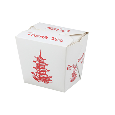 Коробка лапши еды Kraft подноса бумажной коробки устранимого прямоугольника Takeout трудная