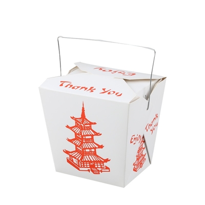 Коробка лапши еды Kraft подноса бумажной коробки устранимого прямоугольника Takeout трудная