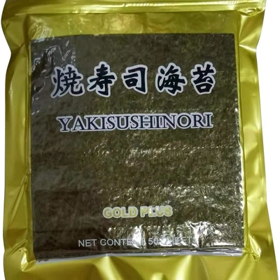 Халяльная зажаренная в духовке морская водоросль Yaki Nori 19cm*21cm