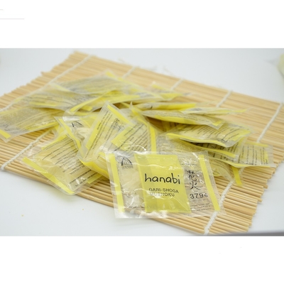 Вынос HACCP отрезал 10g замариновал имбирь суш в сладком уксусе