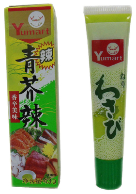 Wasabi суш Haccp порошок органического приправляя в специи трубки 43g
