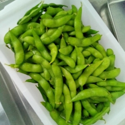фасоли Mukimame IQF 6cm замороженные Edamame обстреливали Edamame в стручке