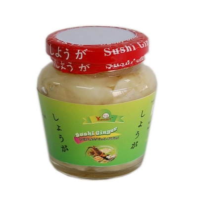 Имбирь вкусное замаринованное естественное халяльное 160g/бутылка суш OEM японский